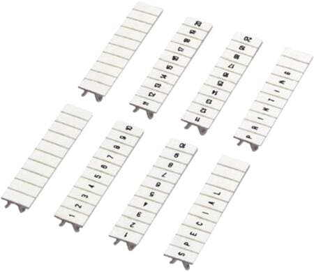 Märke 1-10 för 2,5mm2 klämma - (10 st.)