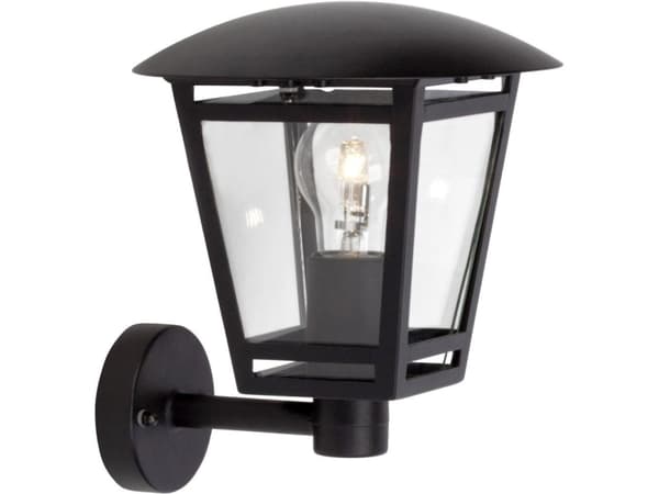 Brilliant Riley 42381/06 Udendørs vægbelysning LED (RGB) E27 40 W Sort