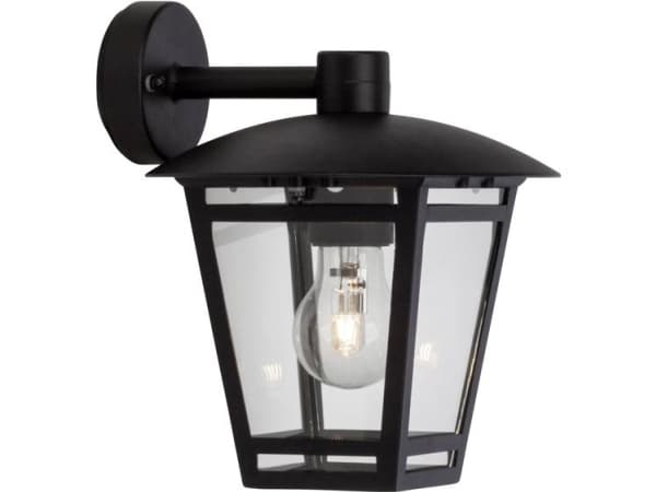 Brilliant Riley 42382/06 Utomhus vägglampa LED (RGB) E27 40 W Svart