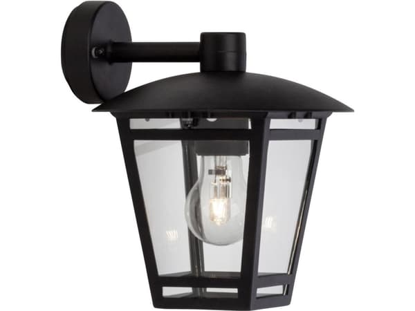 Brilliant Riley 42382/06 Utomhus vägglampa LED (RGB) E27 40 W Svart