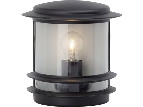 Brilliant Hollywood 47880/06 Utomhus vägglampa Energisparande glödlampa, LED (RGB) E27 60 W Svart