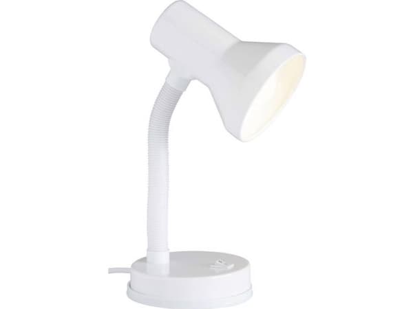 Brilliant Junior Bordslampa Energisparande glödlampa, glödlampa E27 40 W Vit