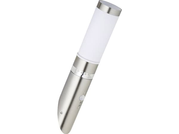 Brilliant Bole G46798/82 Udendørs vægbelysning med bevægelsessensor Halogen E27 60 W Rustfrit stål