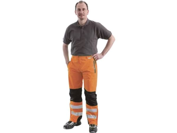 Leipold Doehle Beskyttelsesbukser Størrelse=M EN 20471 Klasse 1, EN 343:2003 ISO 20471 Neonorange