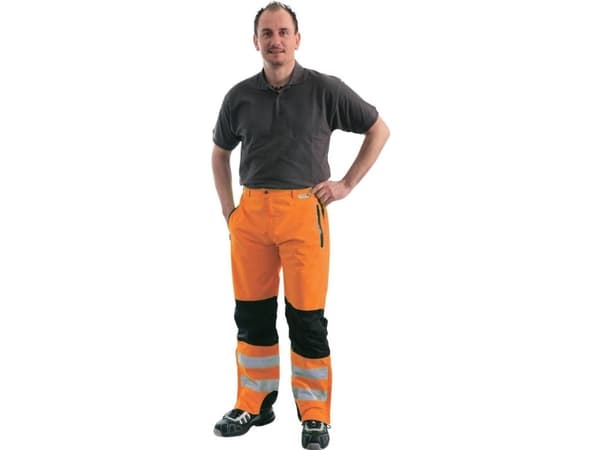 Leipold Doehle Beskyttelsesbukser Størrelse=L EN 20471 Klasse 1, EN 343:2003 ISO 20471 Neonorange