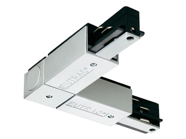 EutracHigh voltage - rail mounting system EUTRAC angle joint 145684 Silver