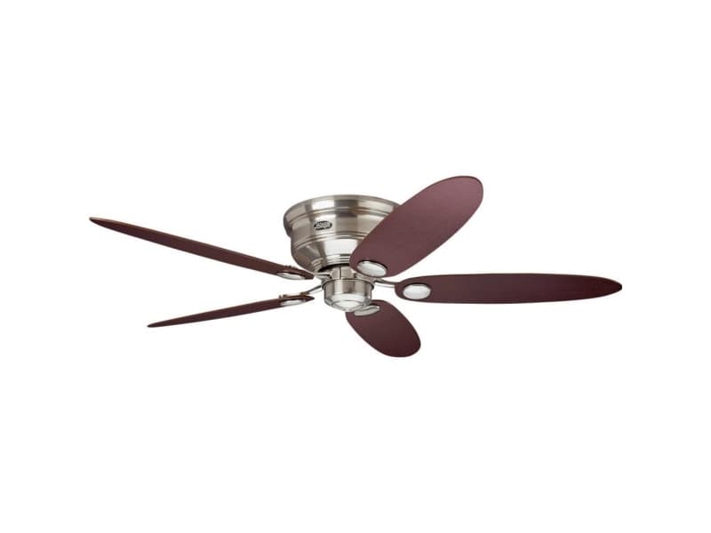 Hunter Low Profile BN Loftsventilator Vingefarve: Ahorn, Brun Chassisfarve: Krom (børstet)