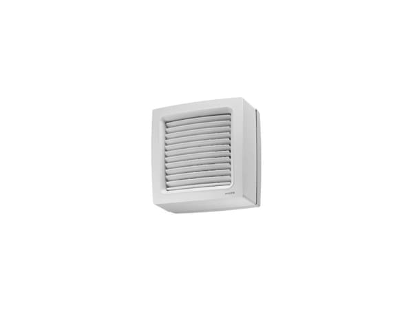 MAICO Ventilator EVN 15 til montering i vindue el. tynd plade 3-30 mm (hulmål 184-195 mm). Luftmængde 240 m³/h. Mål 226x226 mm.