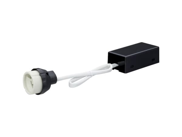 Paulmann 938.10, Lampsockeladapter, Universal, Svart, Plast, halogen, GU10