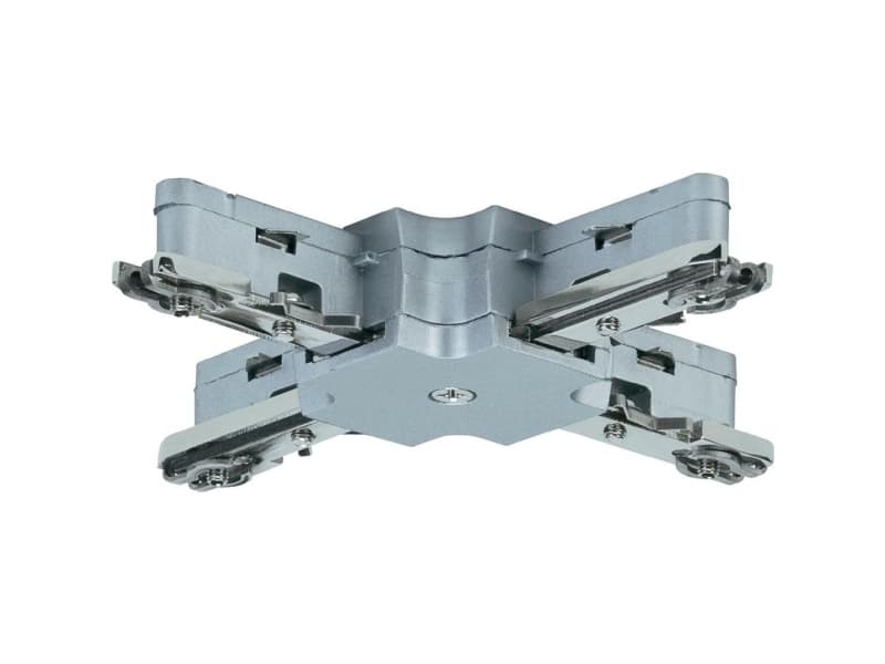 Paulmann PAULMANN 97657 Højvolt-skinnesystem-komponenter X-stik Krom (mat)