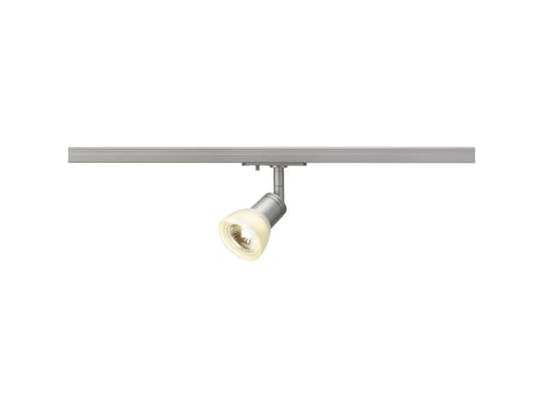 SLV Puria, Spotlight på skinne, GU10, 1 ampuller, 10 W, 220-240 V, Grå