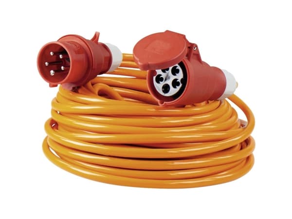 ace - Schwabe 59625 Power Extension Cable 16 A Orange 25.00 m