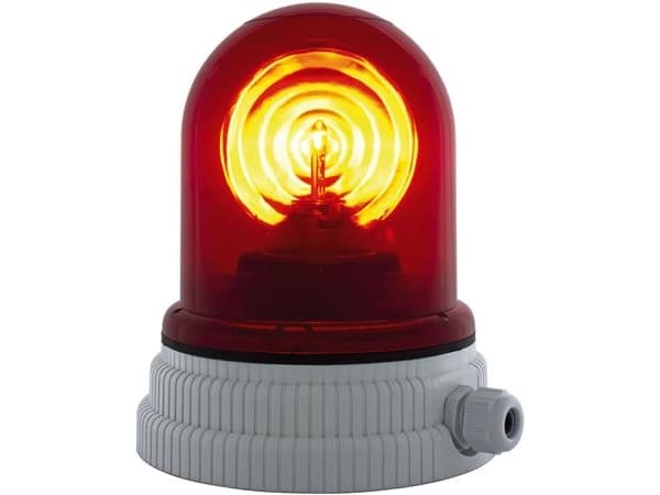 ANDERSSONS AGENTUR Pyörivä valaisin, tyyppi 200R.240, 240V AC/DC, PUNAINEN, H1 55W, IP55