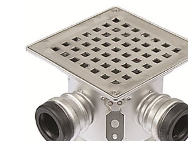 Blücher 110 mm afløbsskål til beton, med studs, lodret