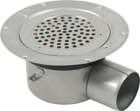 Blücher 75 mm afløbsskål til vinyl, uden studs, vandret