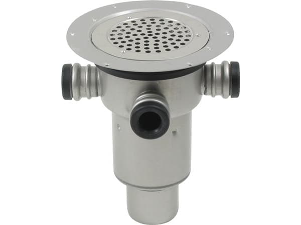Blücher 75 mm afløbsskål til vinyl, med studs, lodret