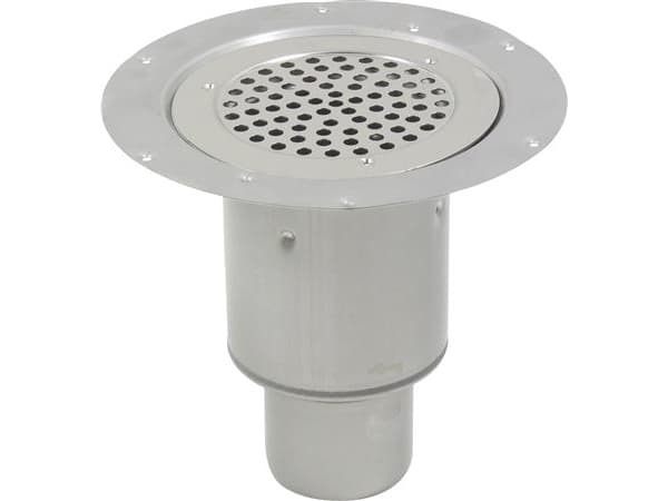 Blücher 75 mm afløbsskål til vinyl, uden studs, lodret