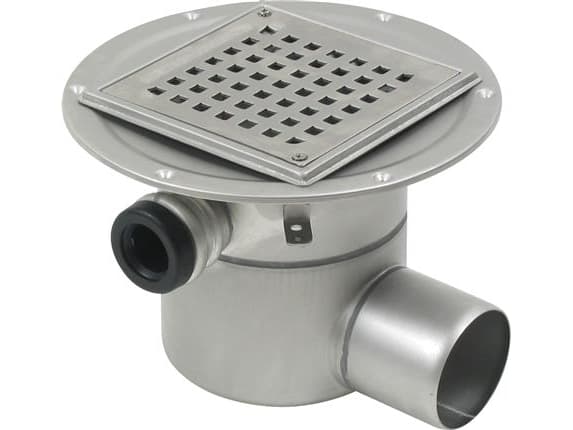 Blücher 75 mm afløbsskål t/smøremembran, m/studs, vandret, flex
