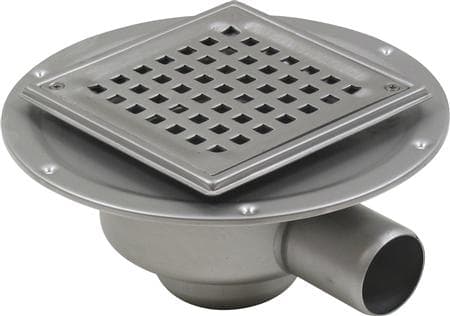 Blücher 50 mm afløbsskål til smøremembran, uden studs, vandret