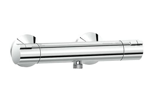 DAMIXA Thermixa Zero termostatarmatur med bruserafgang ½" ned og eksklusiv forskruninger og rosetter