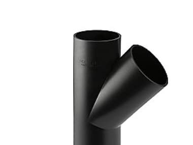 Geberit PEH grenrør 45 grader Ø 63 - 40 mm
