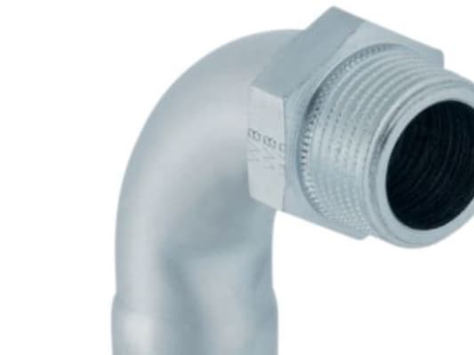Geb. Mapress FZ bøjn 90° 22 - Geberit Mapress FZ bøjning 90° med udv. gevind 22mm R3/4