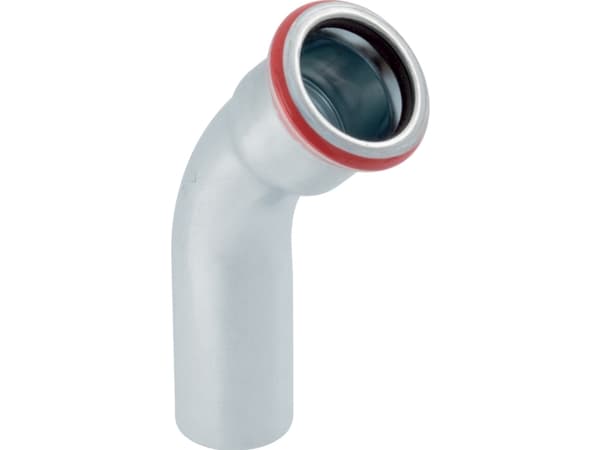 Geb. Mapress FZ bøjn 45° 18 - Geberit Mapress FZ bøjn. mf./np. 45° d18mm