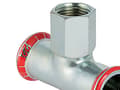 Pikkukuva 4 / 5: Geb. Mapress FZ T-piece 35x3/4 - Geberit Mapress FZ T-piece sisäkierre d35mm Rp3/4 d1=35mm