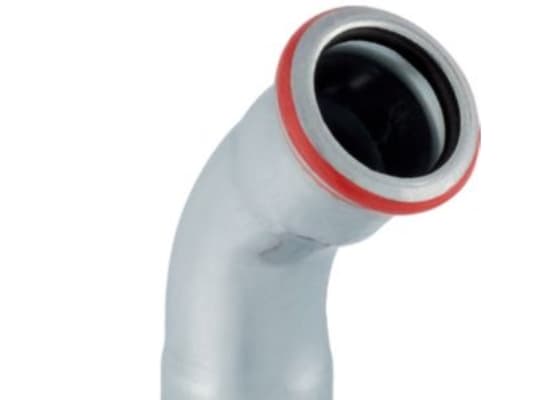 Geb. Mapress FZ bøjn 45° 42 - Geberit Mapress FZ bøjn. mf./mf.: 45° d42mm