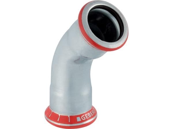 Geb. Mapress FZ bøjn 45° 42 - Geberit Mapress FZ bøjn. mf./mf.: 45° d42mm