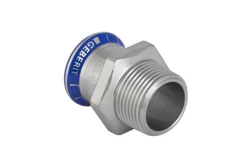 GEBERIT Siirtyminen ruostumaton 18-3/4 holkki / nippeli mapress