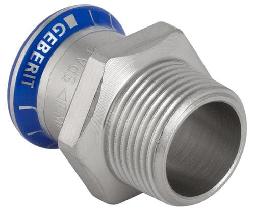 GEBERIT Siirtyminen ruostumaton 18-3/4 holkki / nippeli mapress