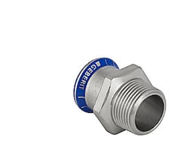 GEBERIT Siirtyminen ruostumaton 18-3/4 holkki / nippeli mapress