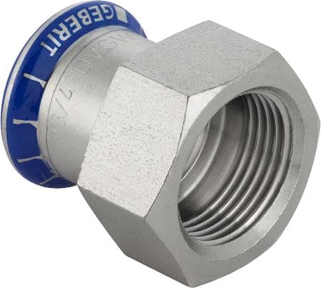 Overg.Mf Rustf 18mm-1/2 - M/indv.Gev MA-Press. Kun M-paketti