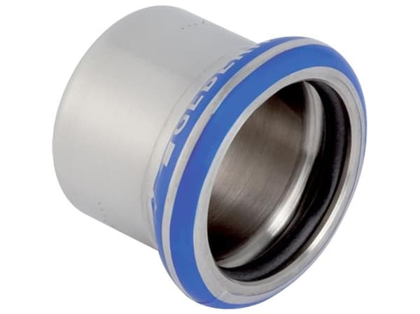 Mapress slutmuffe rustfri 18 mm