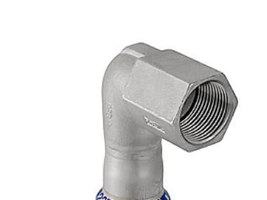GEBERIT Overgangsbøjning rustfri 18 mm-1/2 muffe / muffe mapress
