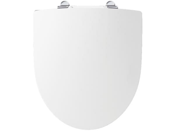 IFØ Ifö Spira hvid toiletsæde med krom sædebeslag med Quick Release eller fast montering