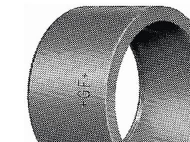 PVC röd bussning 50-32mm - 721.900.353 +gf+