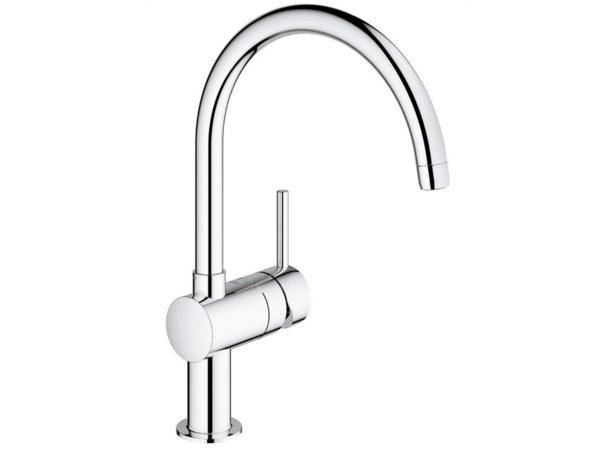 GROHE Minta, Kromfarget, Kran-håndtak, Single/enkelt, Keramisk, 4,6 cm, 360°