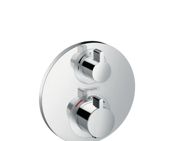 HG Ecostat S termostat - m/afspærring+omskrifter krom HG nr. 15758