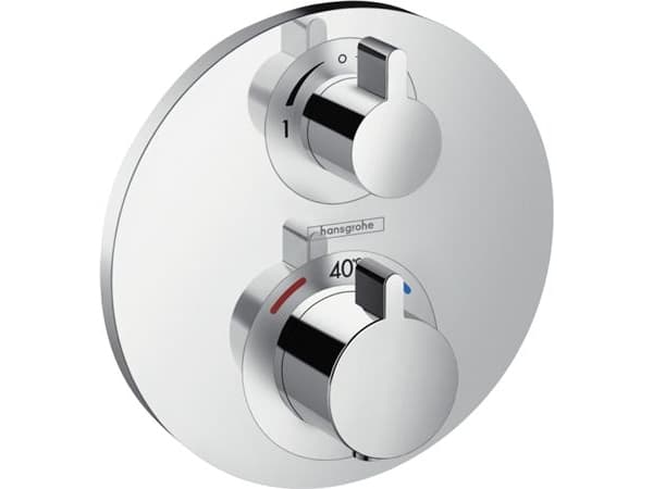 HG Ecostat S termostat - m/afspærring+omskrifter krom HG nr. 15758