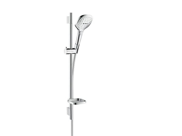 HansGrohe Raindance Select E 120 brusersæt, krom/hvid
