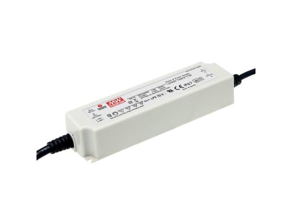 MEAN WELL LPF-60-48, 60 W, 90 - 305 V, 47 - 63 Hz, 0,8 A, aktiivinen, 16 ms