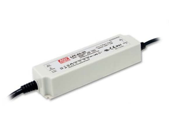 MEAN WELL LPF-60-48, 60 W, 90 - 305 V, 47 - 63 Hz, 0,8 A, aktiv, 16 ms