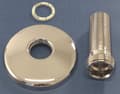 Miniatyrbild 1 av 2: Tillgangsstykke 60 mm ll 3/4" x 1/2" nippel med roset