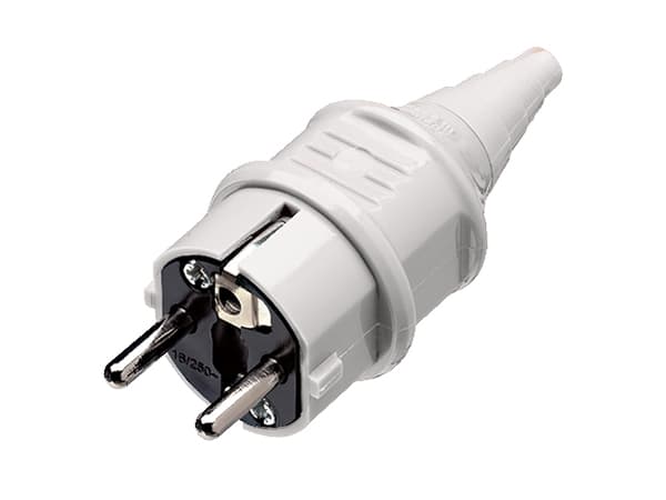 MENNEKES 10749, Tyyppi F, Harmaa, 2P+E, IP44, VDE, 230 V