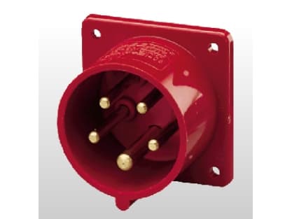 CEE-laitteen tunnus 5 polet 32A 400V IP44 1409 1409 Punainen