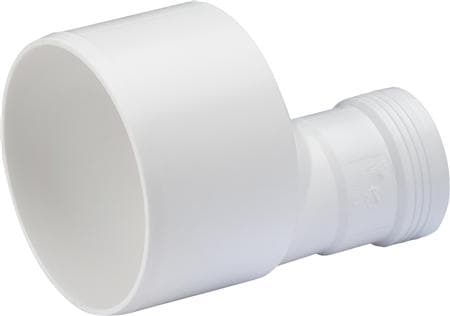 Wafix PP reduktion lang 50 x 32 mm hvid