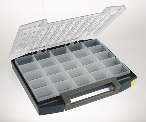 raaco Boxxser 55 5x10-25, Polykarbonat, 1,8 kg, Blå