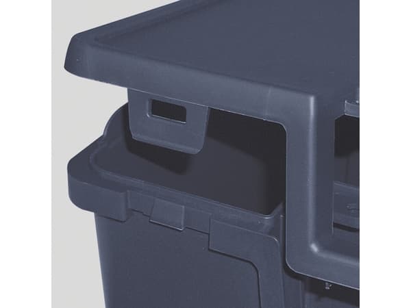 raaco Solid 1, Sort, Polypropylen (PP), Støvresistent, Sjokkresistent, Vannbestandig, 275 mm, 175 mm, 125 mm